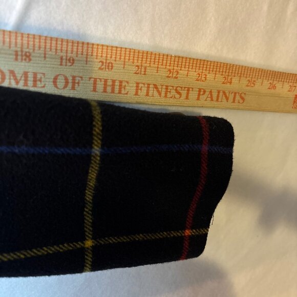 Jones New York Womens Plaid Wool Cropped Peacoat Jacket Size 4 - Picture 12 of 16